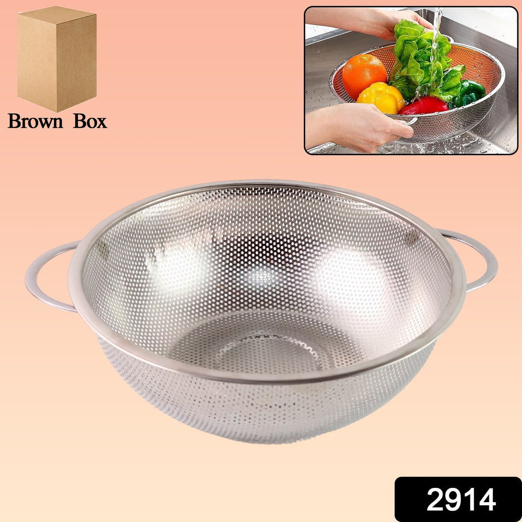 Stainless Steel Rice Vegetables Washing Bowl Collapsible Strainer