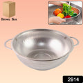 Stainless Steel Rice Vegetables Washing Bowl Collapsible Strainer